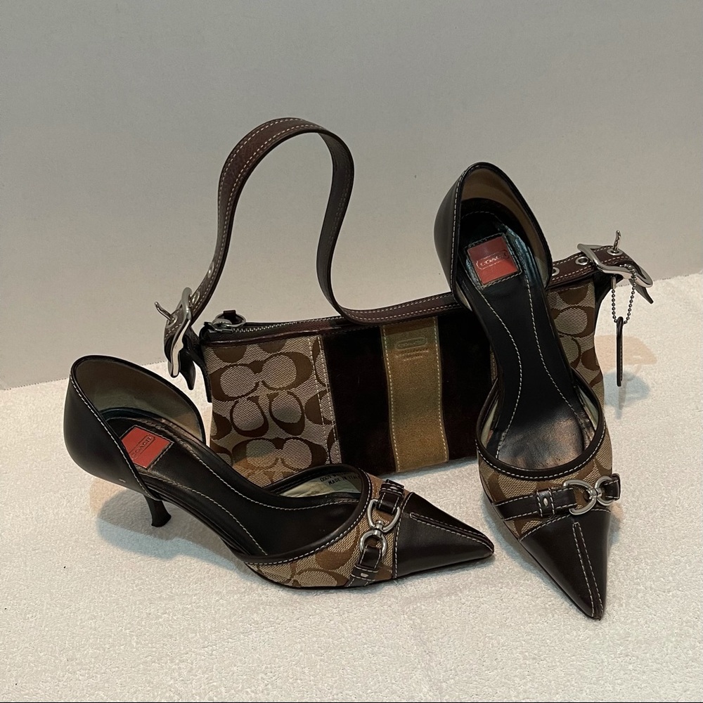 Coach Purse and Shoes - Size 6.5